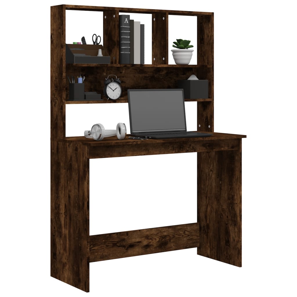 Schreibtisch mit Regal Computertisch Arbeitstisch Bürotisch PC Tisch Laptoptisch - Bild 43 von 60