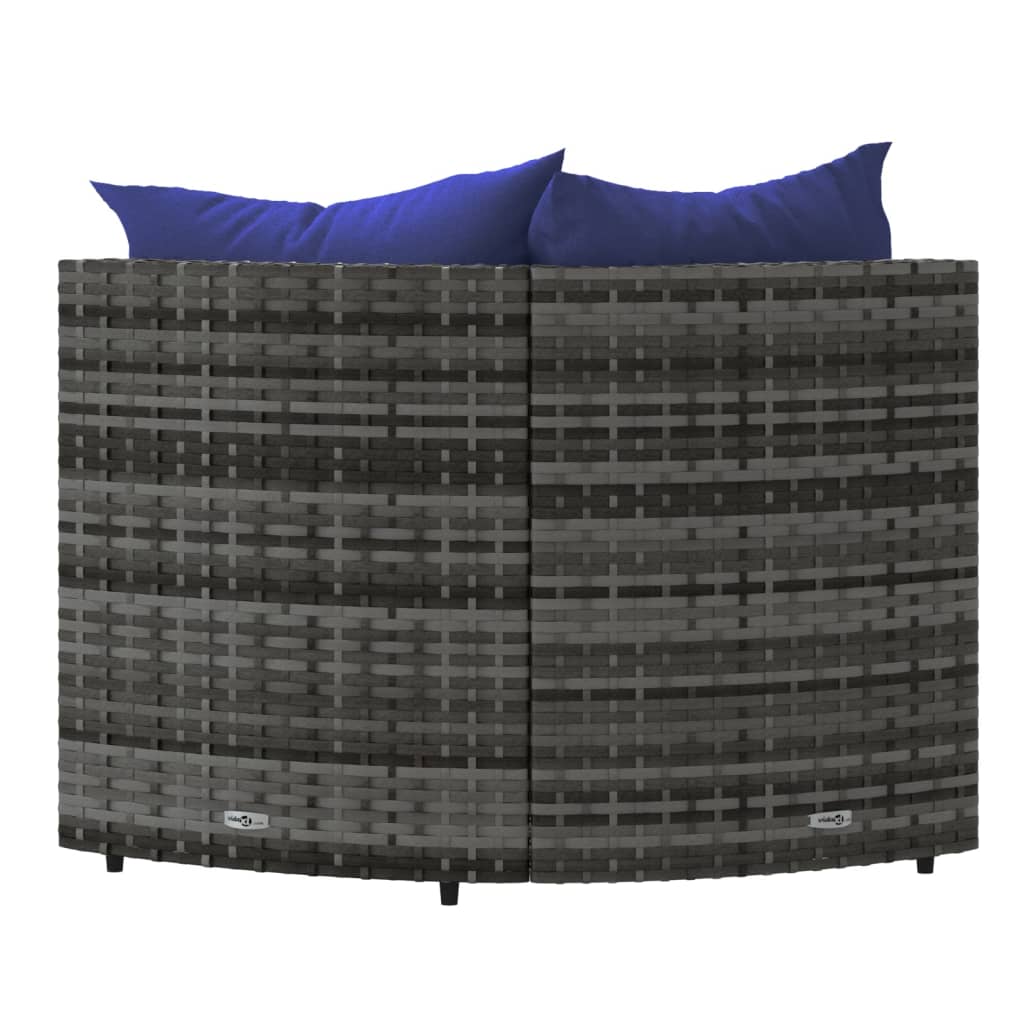 Garten Lounge Set mit Kissen Gartensofa Ecksofa Gartenmöbel Poly Rattan - Bild 20 von 106