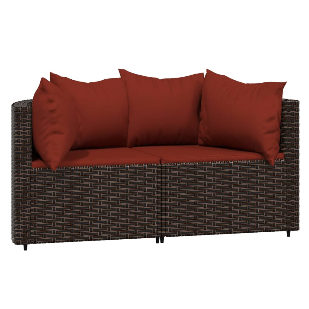 Garten Lounge Set mit Kissen Gartensofa Ecksofa Gartenmöbel Poly Rattan - Bild 40 von 106