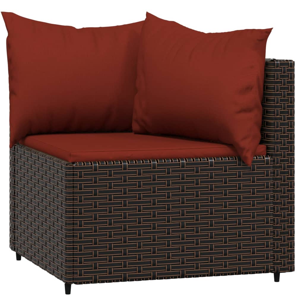 Garten Lounge Set mit Kissen Gartensofa Ecksofa Gartenmöbel Poly Rattan - Bild 41 von 106