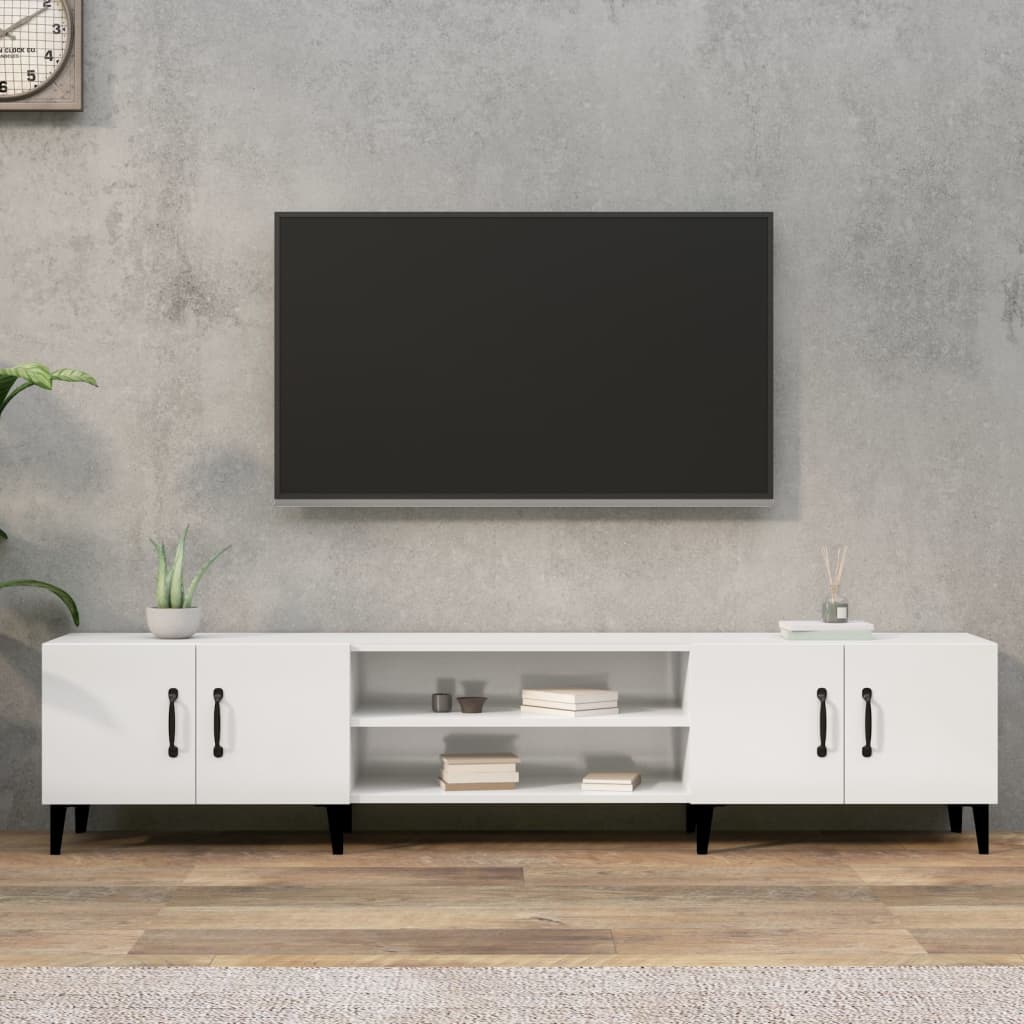 TV Schrank Fernsehtisch Fernsehschrank Lowboard Holzwerkstoff 180 x 31,5 x 40 cm - Bild 12 von 19