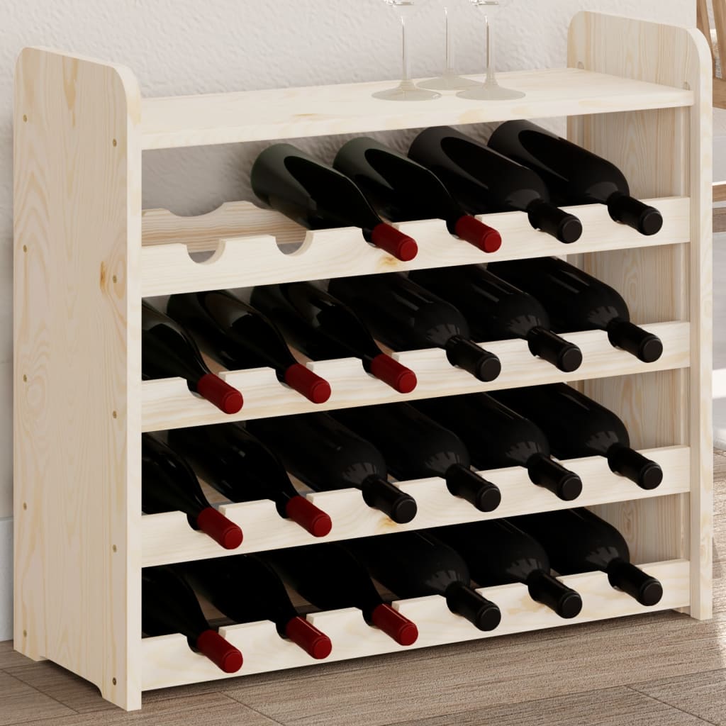 Weinregal Flaschenregal Fassregal Weinschrank 43x25x37 cm Massivholz Kiefer - Bild 32 von 34