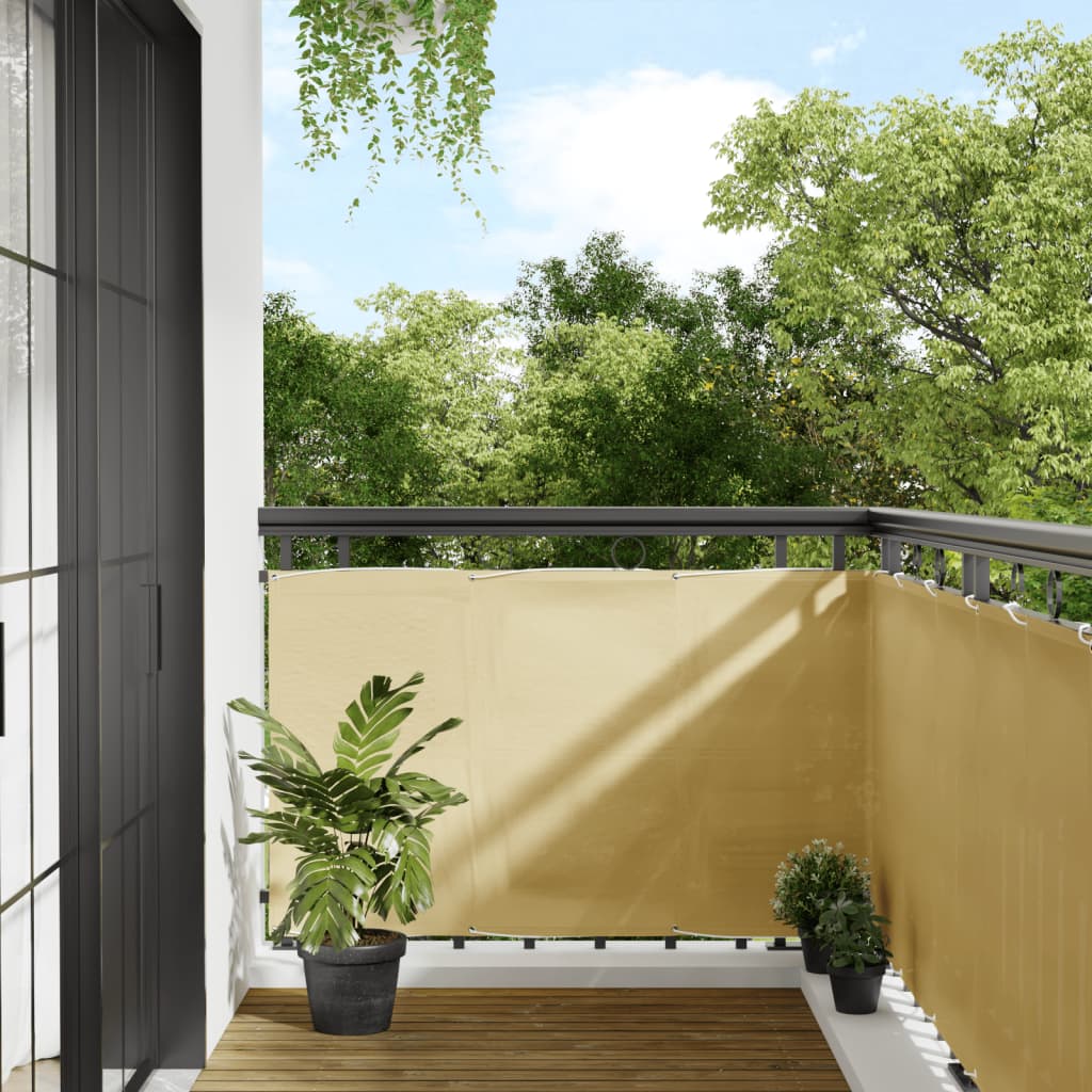 Balkonsichtschutz Balkon Sichtschutz Balkonbespannung Balkonverkleidung mit Ösen - Bild 42 von 42
