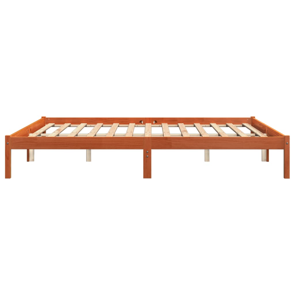 Massivholzbett Holzbett Bett Doppelbett Einzelbett Bettgestell Bett 75-200cm - Bild 51 von 52