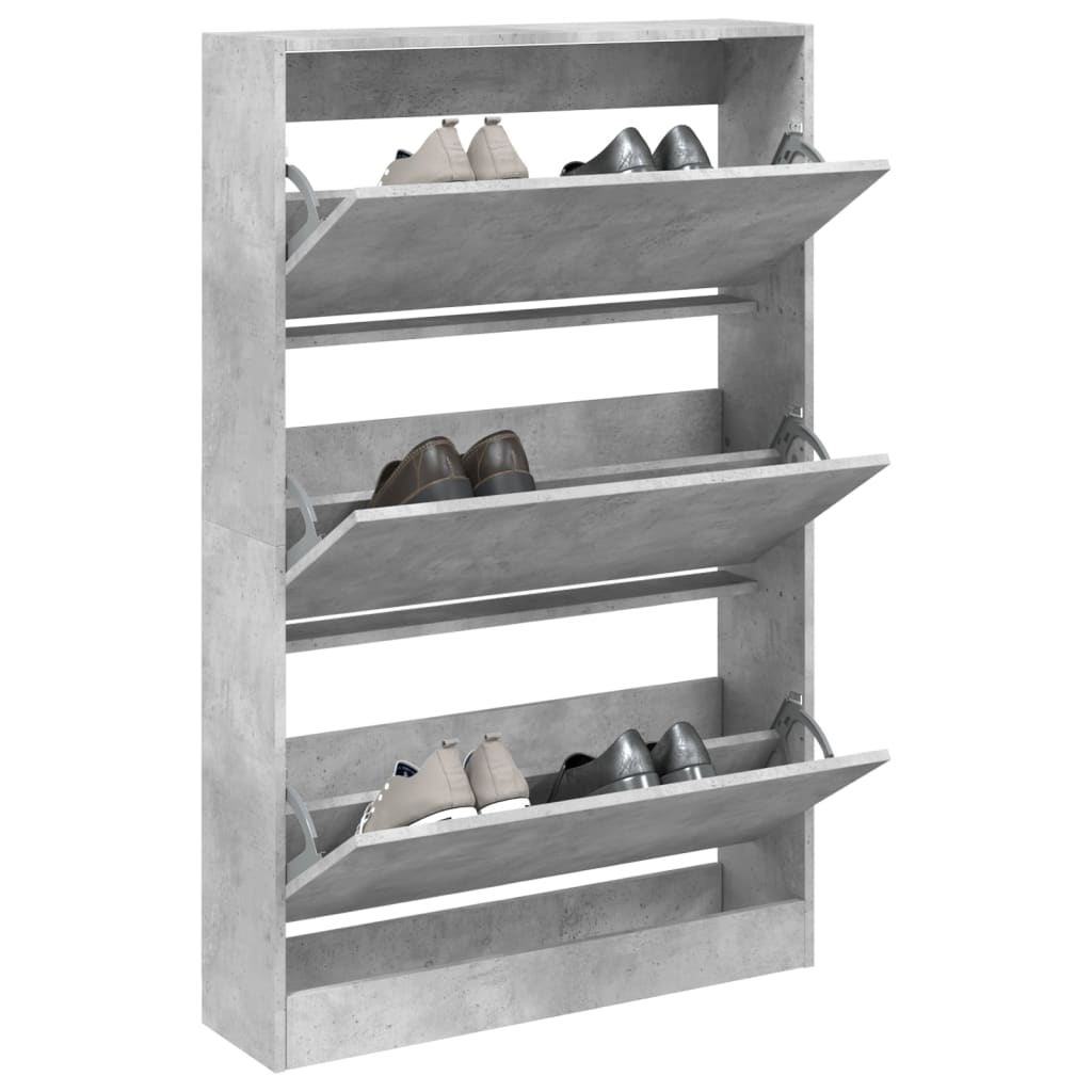 Schuhschrank mit 1/2/3/4 Klappen Schuhkipper Schuhregal Schuhkommode Schuhablage - Bild 90 von 145