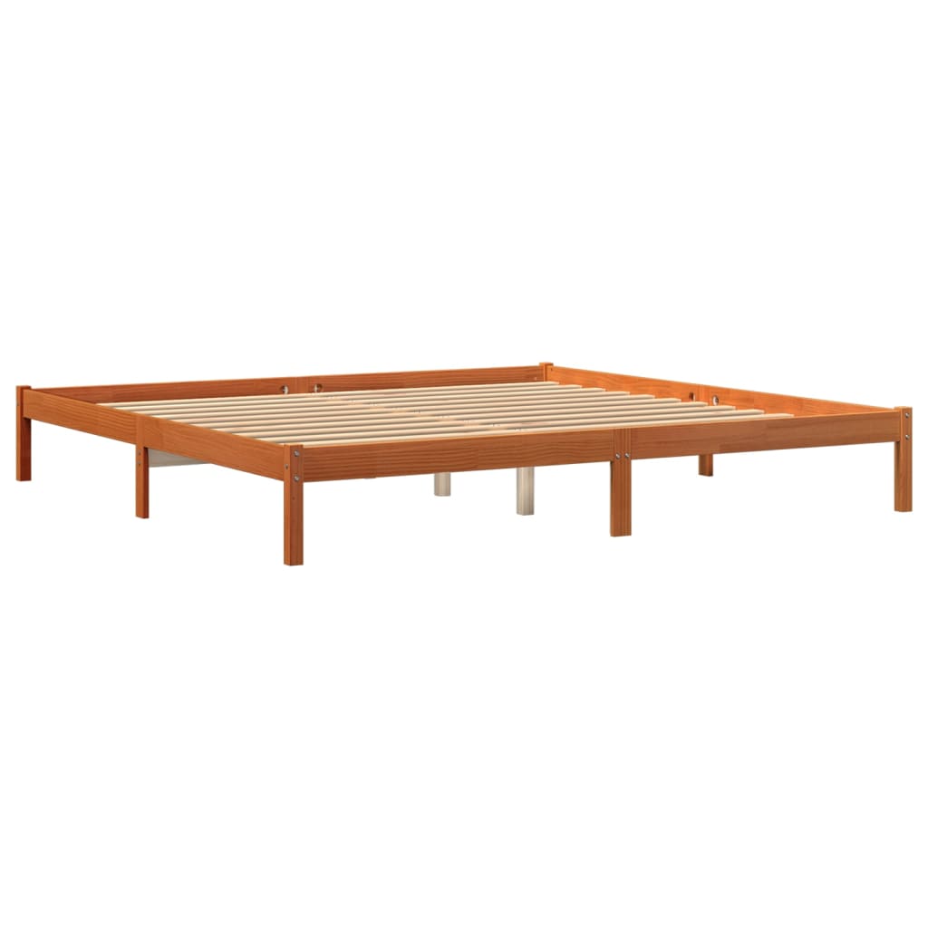 Massivholzbett Holzbett Bett Doppelbett Einzelbett Bettgestell Bett 75-200cm - Bild 48 von 52