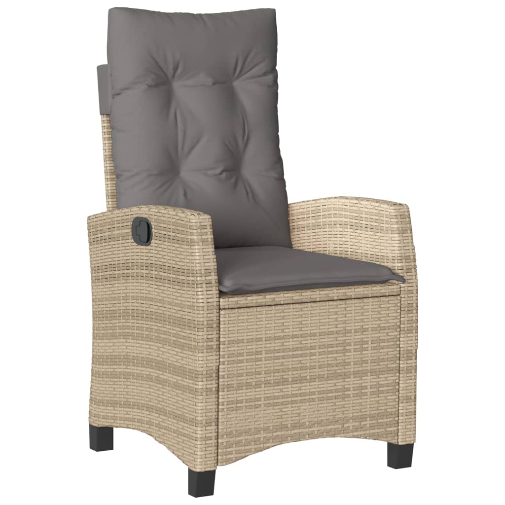 Poly Rattan Gartensessel mit Kissen Verstellbar Gartenstuhl Sessel Stuhl Stühle - Bild 60 von 77