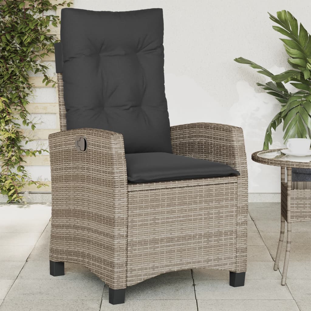 Poly Rattan Gartensessel mit Kissen Verstellbar Gartenstuhl Sessel Stuhl Stühle - Bild 38 von 77