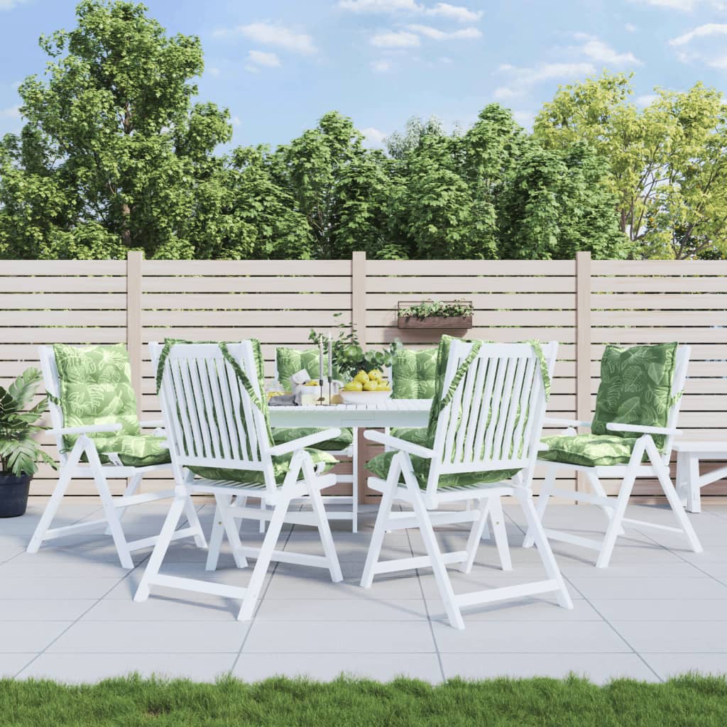 2/4/6er Set Auflagen Niedriglehner Sitzauflagen Gartenstuhl Sitzkissen Kissen - Bild 25 von 34