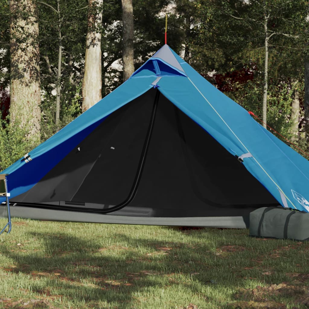 Tipi-Campingzelt 1 Person Kuppelzelt Wanderzelt Picknick Outdoor Wasserdicht - Bild 22 von 43
