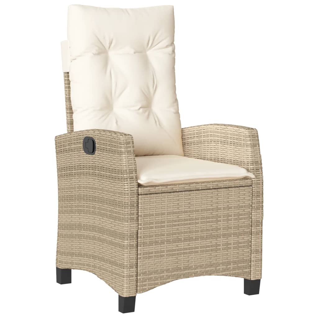 Poly Rattan Gartensessel mit Kissen Verstellbar Gartenstuhl Sessel Stuhl Stühle - Bild 50 von 77