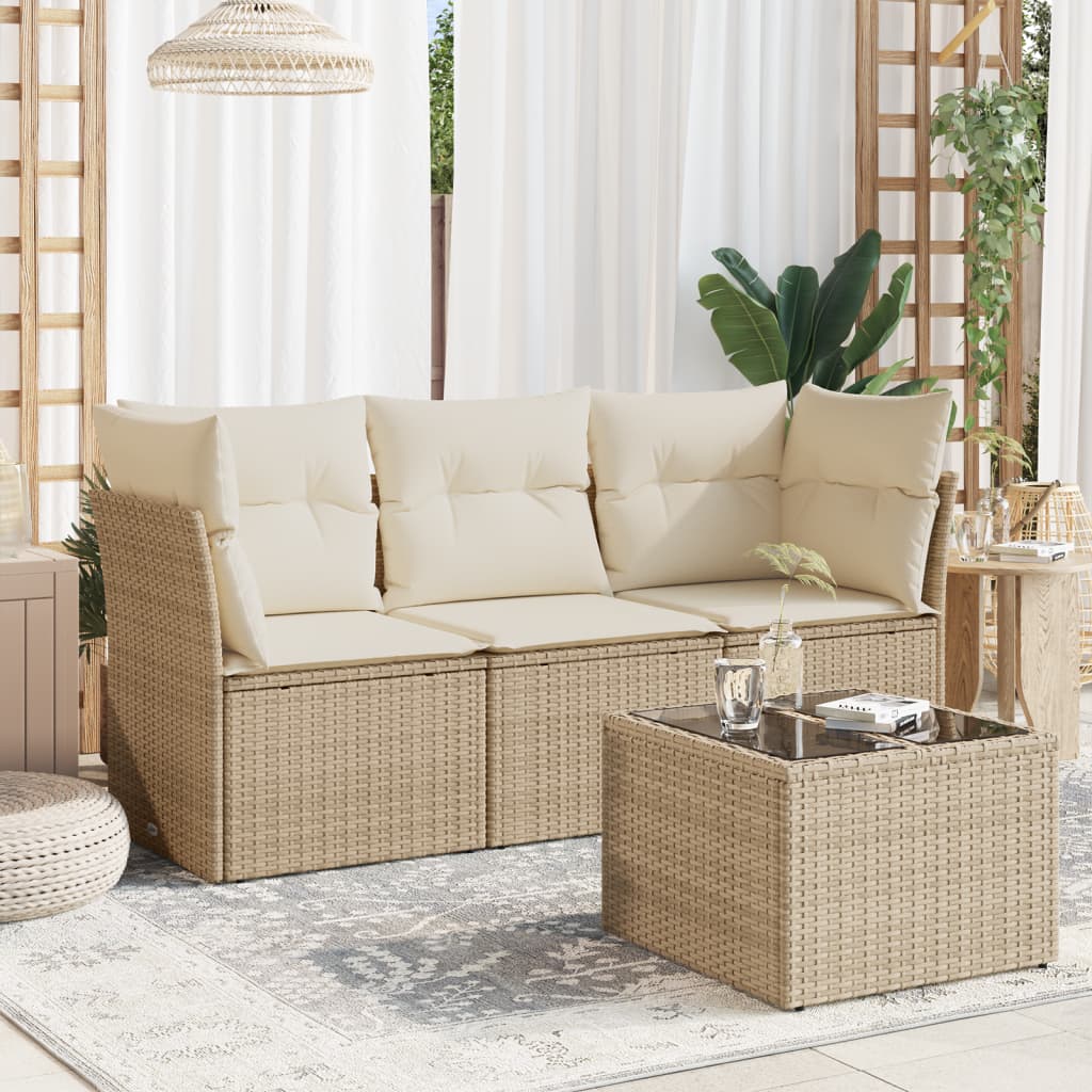 Garden Sofas Terrassenmöbel Lounge Set Balkon Garten-Sofagarnitur mit Kissen Neu - Bild 26 von 30