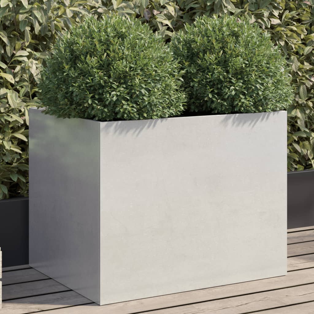 Metall Pflanzkübel Blumenkasten Hochbeet Gemüsebeet Blumenbeet Stahl Beet Garten - Bild 74 von 93