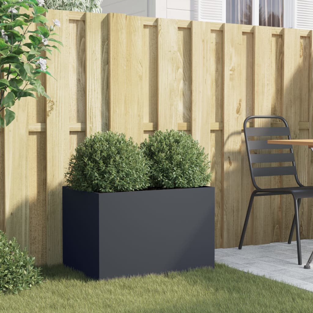 Metall Pflanzkübel Blumenkasten Hochbeet Gemüsebeet Blumenbeet Stahl Beet Garten - Bild 51 von 93