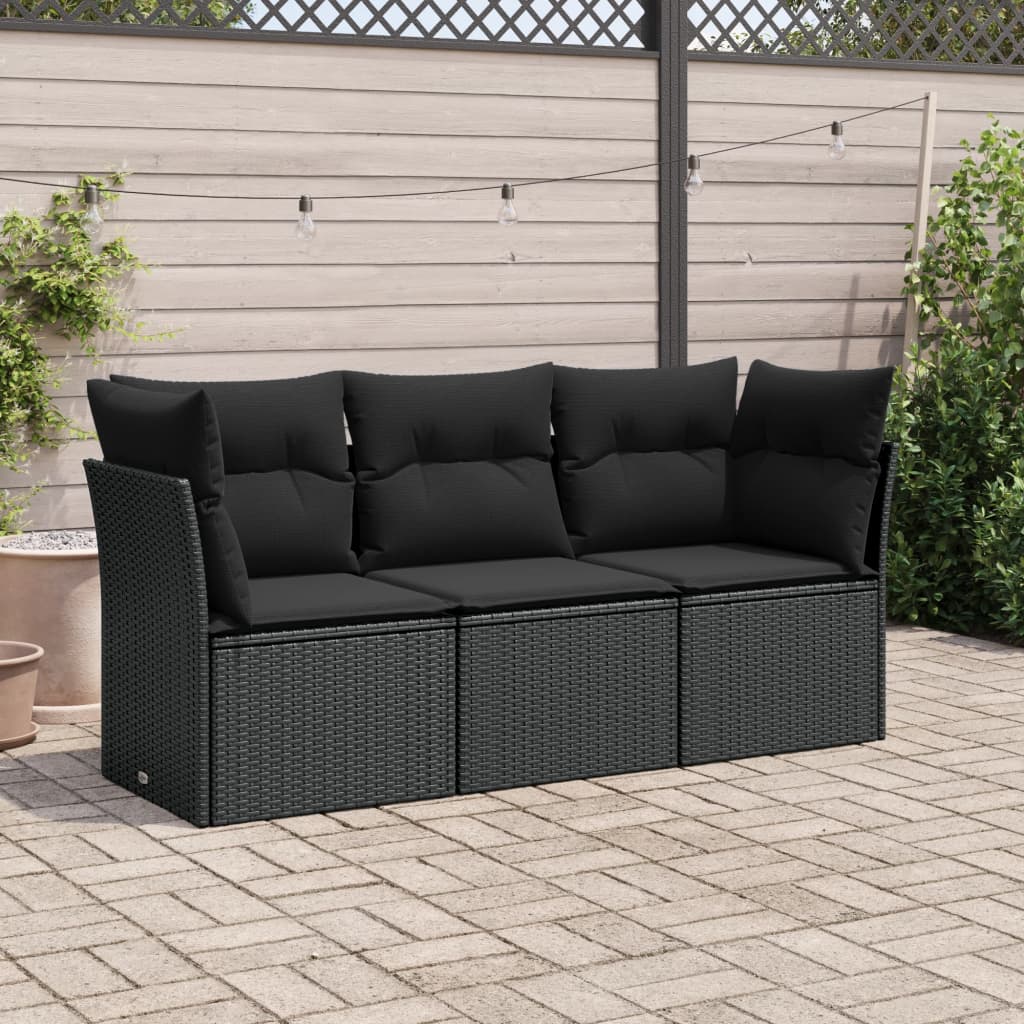 Garden Sofas Terrassenmöbel Lounge Set Balkon Garten-Sofagarnitur mit Kissen Neu - Bild 24 von 30