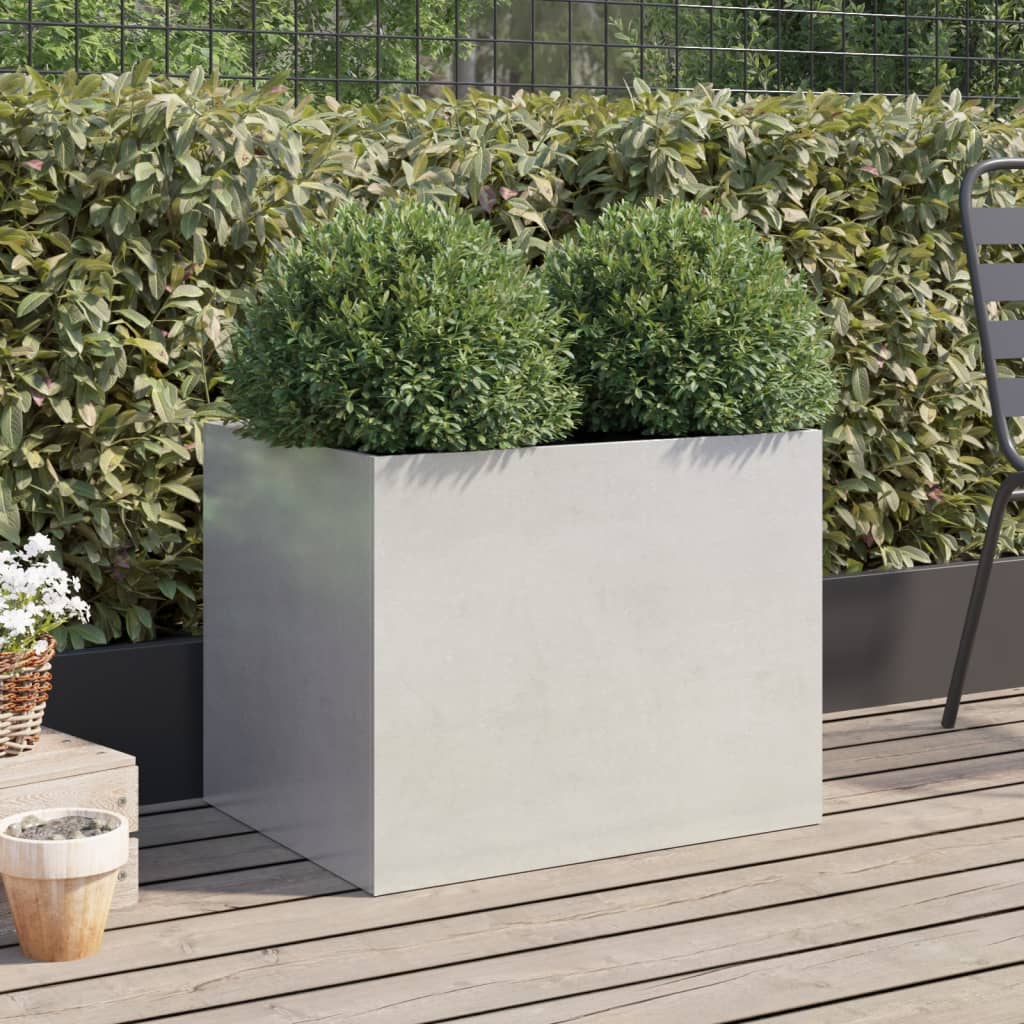 Metall Pflanzkübel Blumenkasten Hochbeet Gemüsebeet Blumenbeet Stahl Beet Garten - Bild 75 von 93
