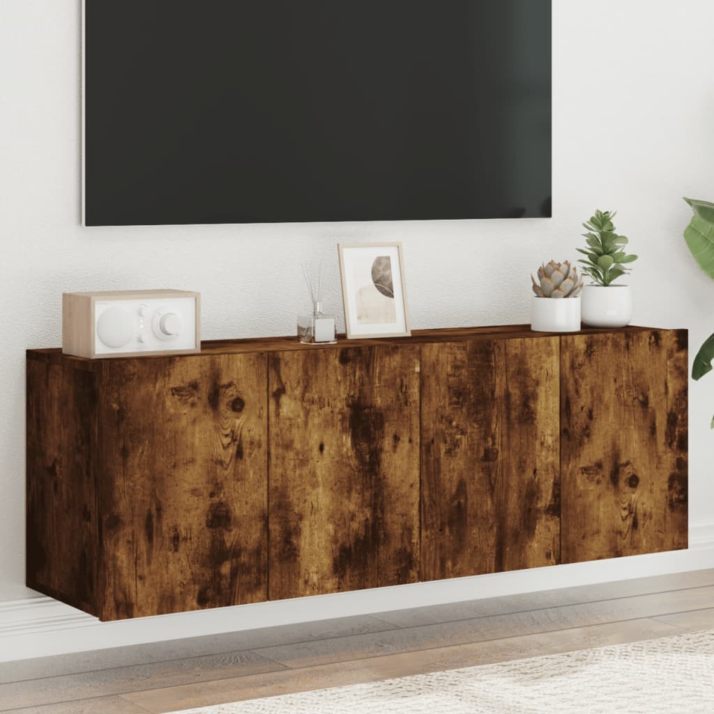 TV Wandschrank Lowboard Fernsehschrank Hängeschrank TV Möbel 60/80/100 cm - Bild 53 von 91