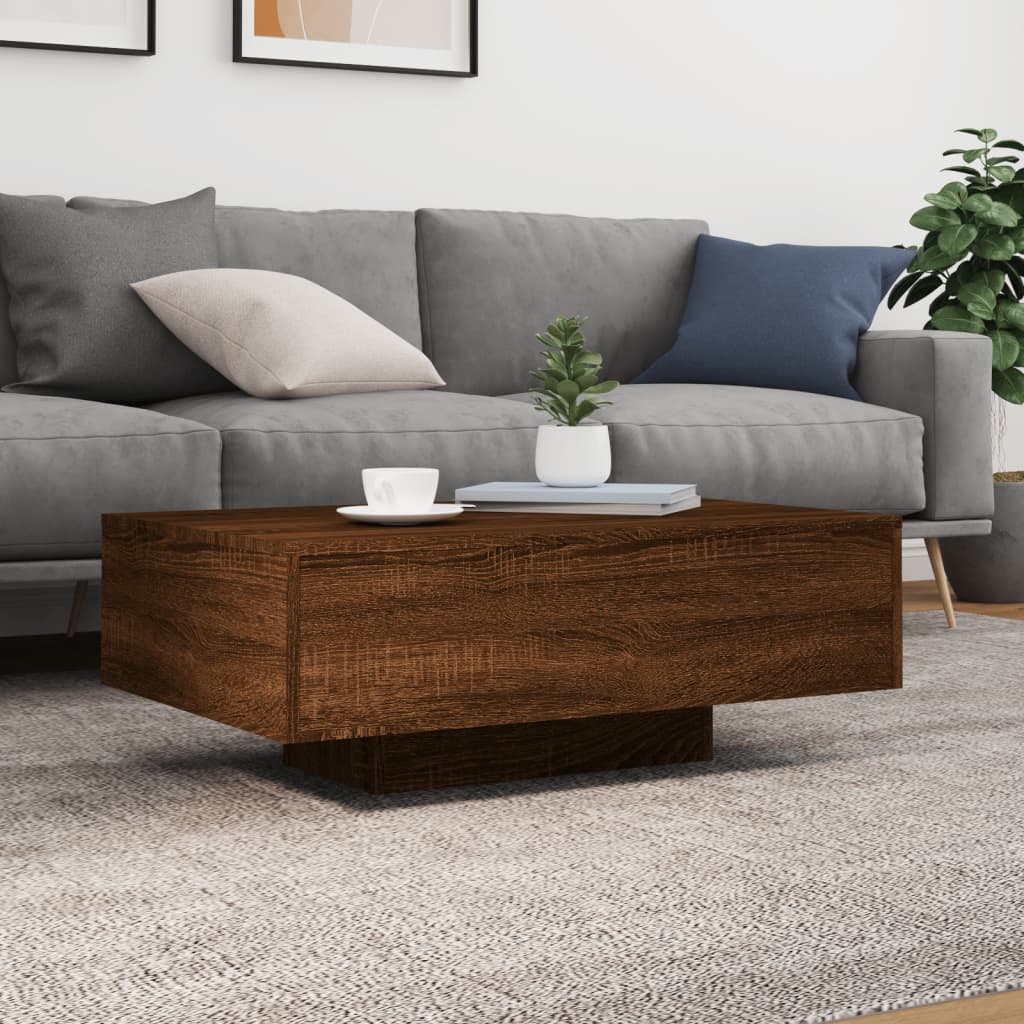 Couchtisch Wohnzimmertisch mit LED Beleuchtung Beistelltisch Stehtische - Bild 82 von 89