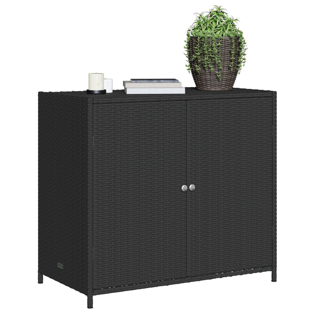 Gartenschrank Balkonschrank Geräteschrank Haushaltsschrank Schrank Poly Rattan - Bild 14 von 55