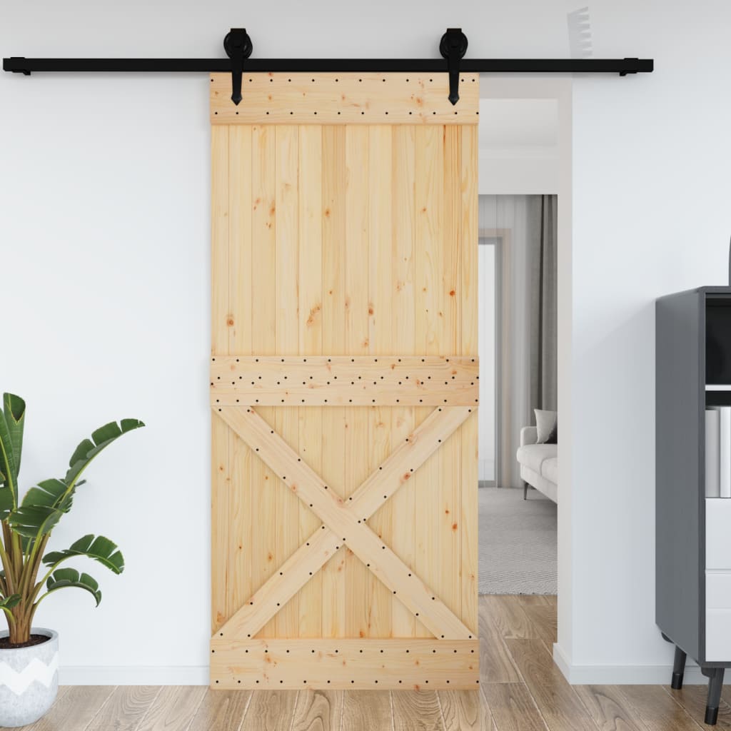 Holzschiebetür Holztür Massivholz Kiefer Tür Schiebetür Innentür Zimmertür 210cm - Bild 35 von 43