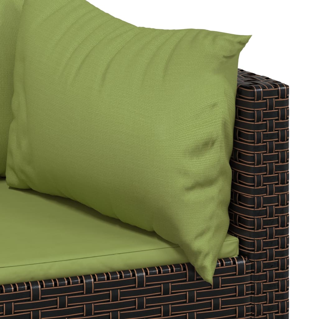 Garten Lounge Set mit Kissen Gartensofa Ecksofa Gartenmöbel Poly Rattan - Bild 37 von 106