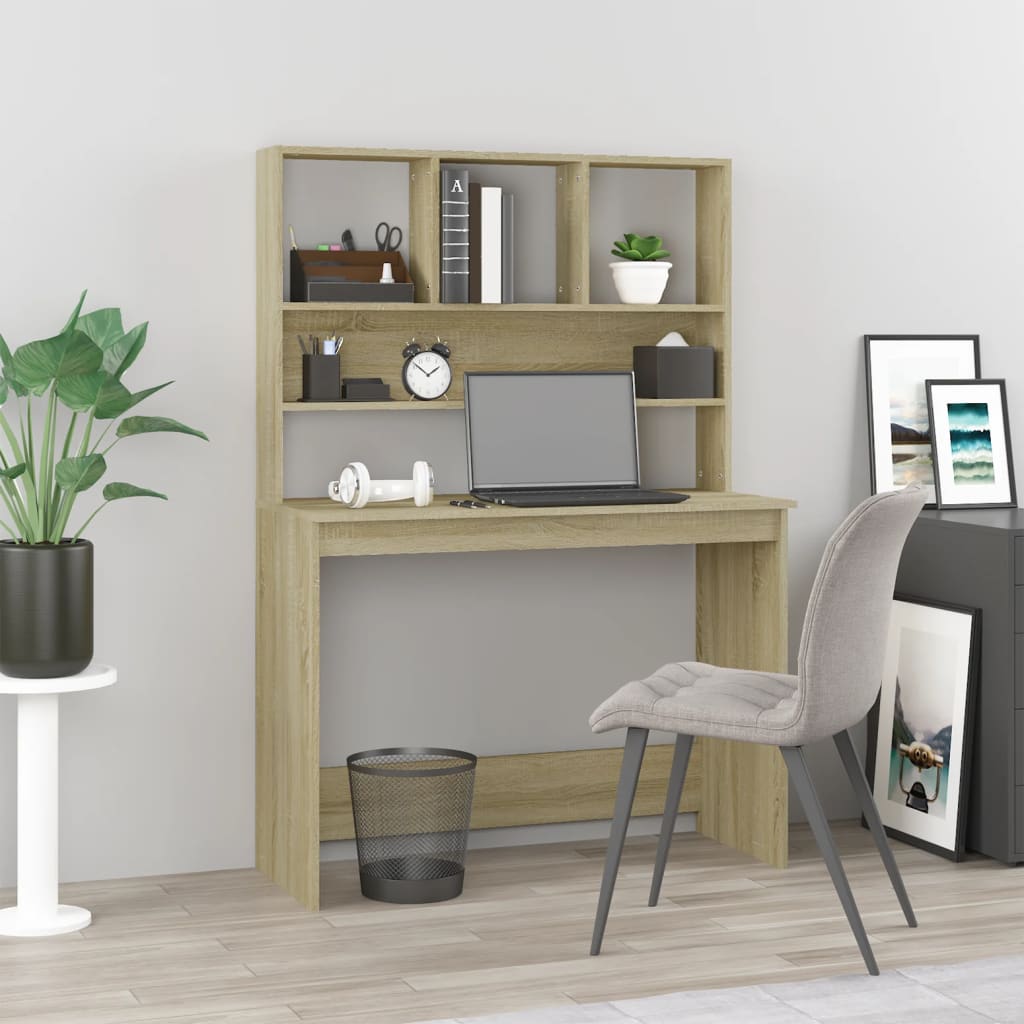 Modern Schreibtisch Bürotisch mit Regal Arbeitstisch Computertisch Gamingtisch - Bild 25 von 31