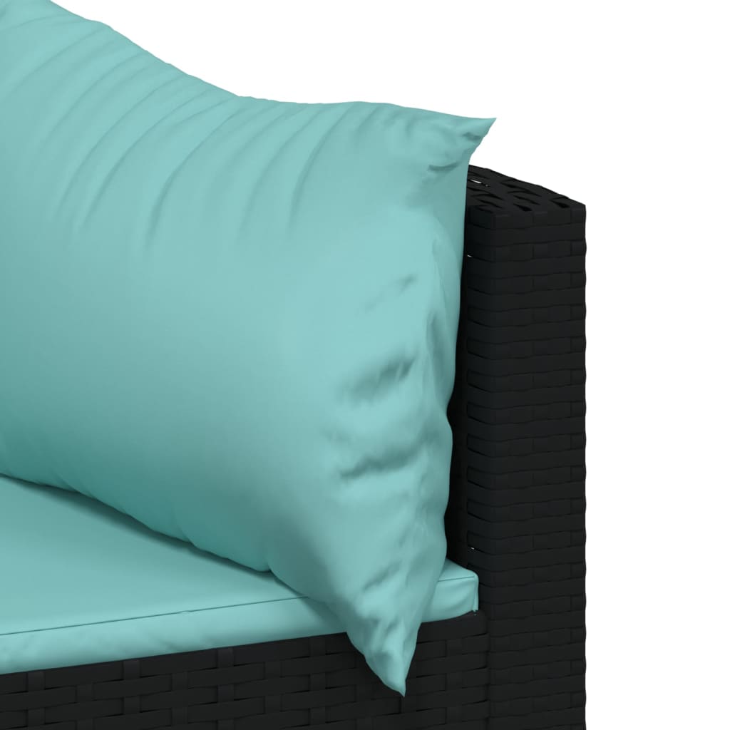 Garten Lounge Set mit Kissen Gartensofa Ecksofa Gartenmöbel Poly Rattan - Bild 55 von 106