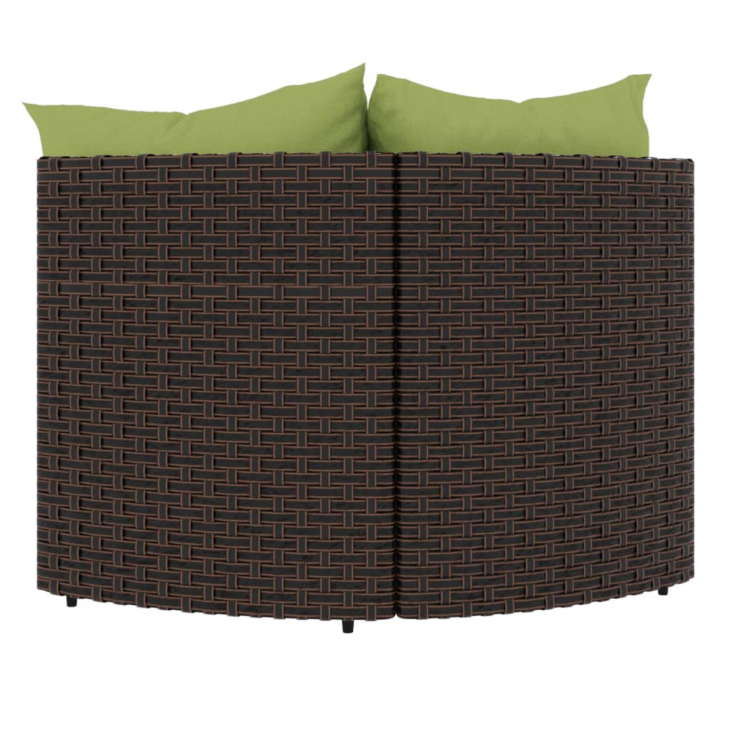 Garten Lounge Set mit Kissen Gartensofa Ecksofa Gartenmöbel Poly Rattan - Bild 33 von 106