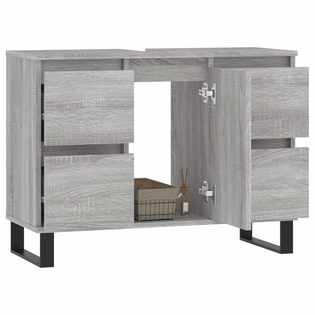 Badezimmerschrank Waschbeckenunterschrank Badschrank mehrere Auswahl 80x33x60 cm - Bild 42 von 66