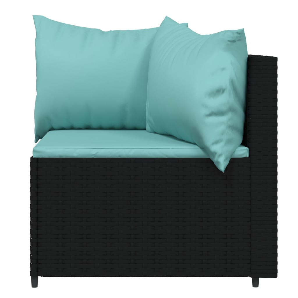 Garten Lounge Set mit Kissen Gartensofa Ecksofa Gartenmöbel Poly Rattan - Bild 54 von 106