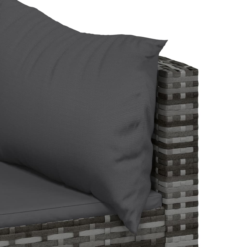 Garten Lounge Set mit Kissen Gartensofa Ecksofa Gartenmöbel Poly Rattan - Bild 79 von 106