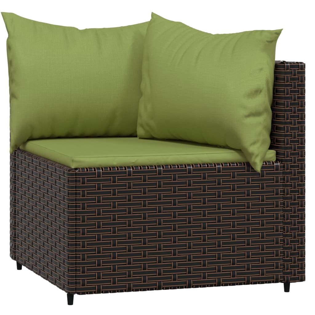 Garten Lounge Set mit Kissen Gartensofa Ecksofa Gartenmöbel Poly Rattan - Bild 34 von 106
