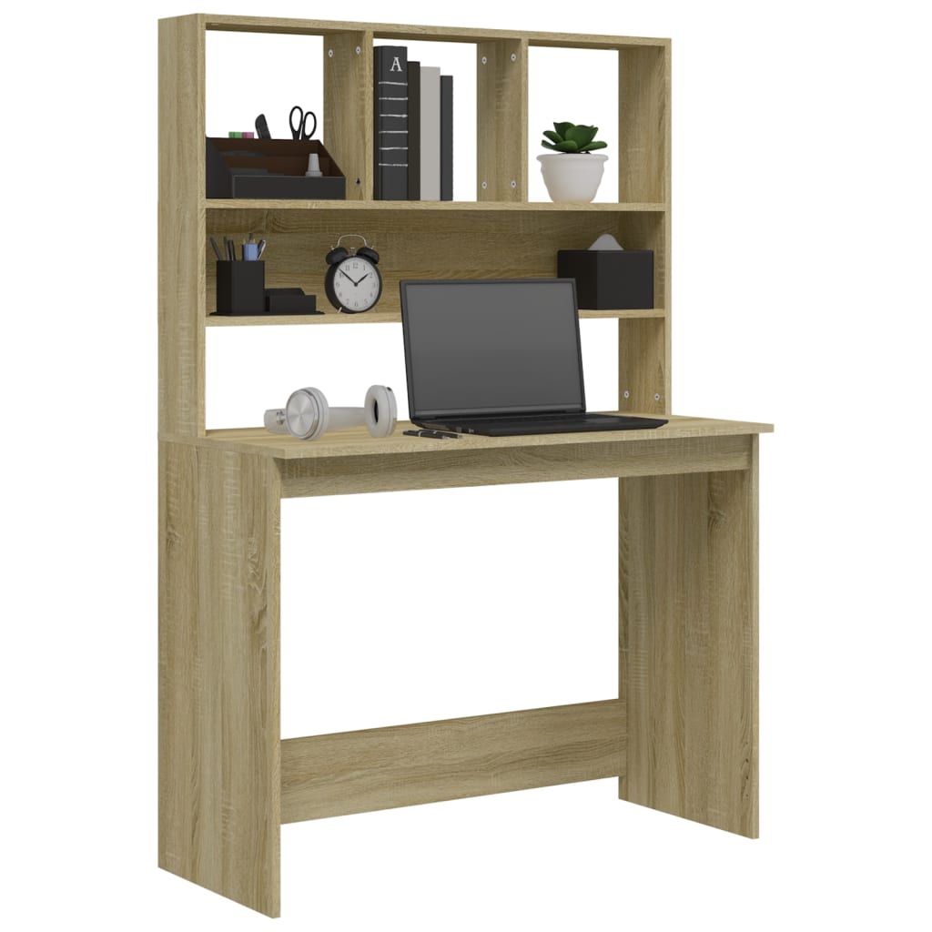 Schreibtisch mit Regal Computertisch Arbeitstisch Bürotisch PC Tisch Laptoptisch - Bild 29 von 60