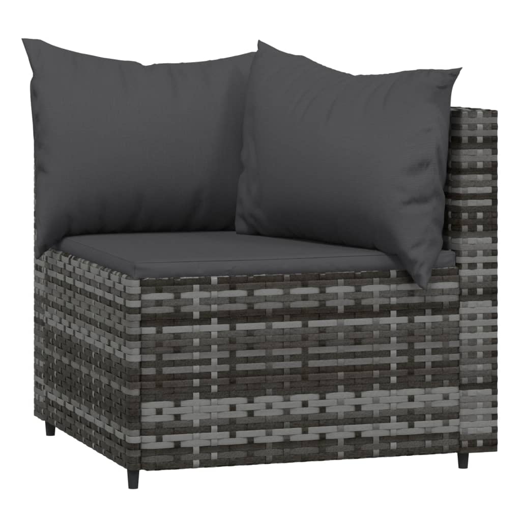 Garten Lounge Set mit Kissen Gartensofa Ecksofa Gartenmöbel Poly Rattan - Bild 77 von 106