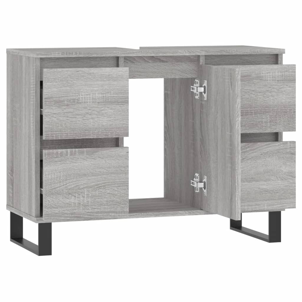 Badezimmerschrank Waschbeckenunterschrank Badschrank mehrere Auswahl 80x33x60 cm - Bild 43 von 66