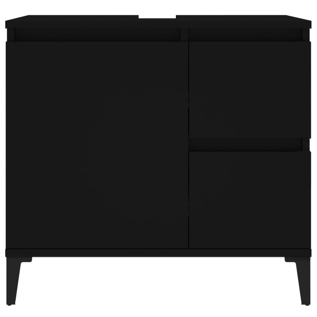Waschbeckenunterschrank Waschtisch Unterschrank Badschrank mit 2 Schubladen - Bild 17 von 86