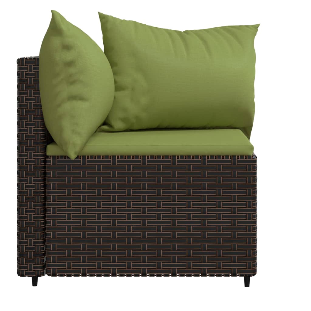 Garten Lounge Set mit Kissen Gartensofa Ecksofa Gartenmöbel Poly Rattan - Bild 36 von 106