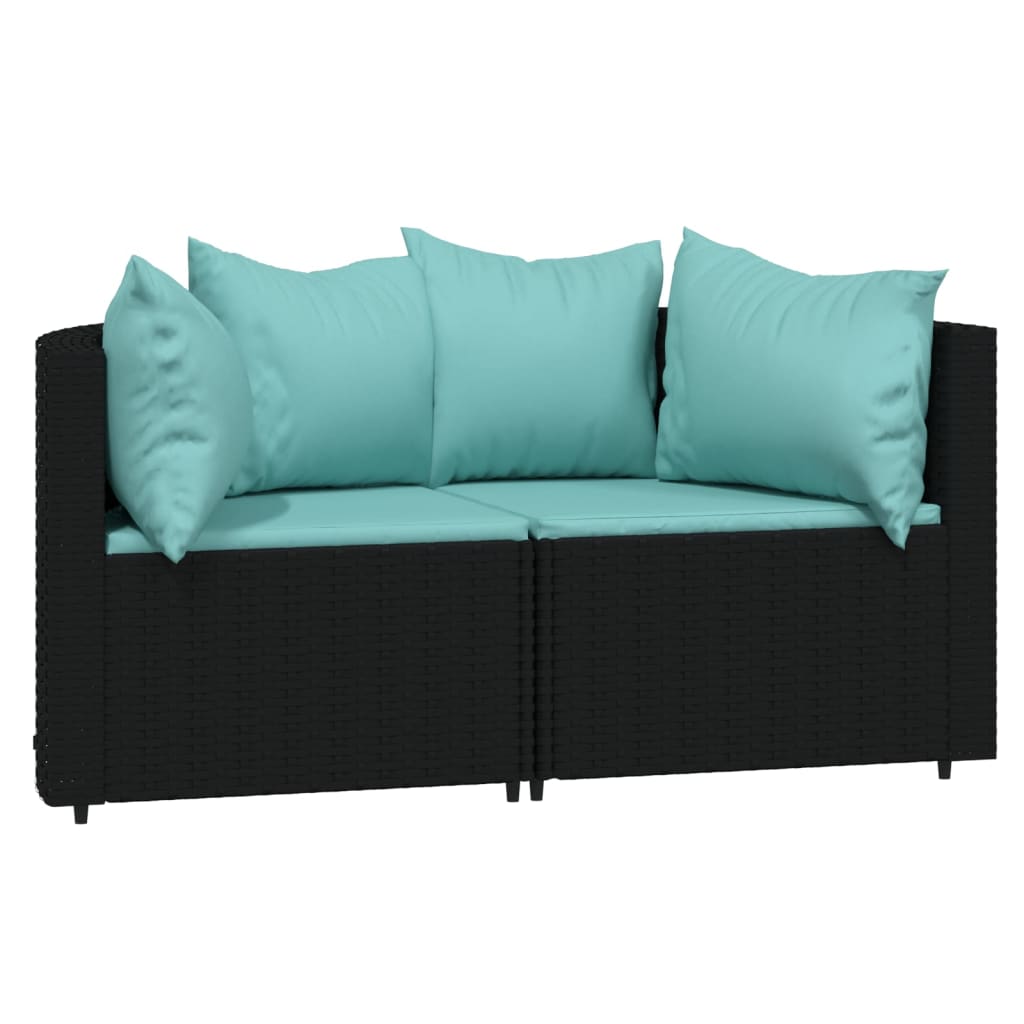 Garten Lounge Set mit Kissen Gartensofa Ecksofa Gartenmöbel Poly Rattan - Bild 53 von 106
