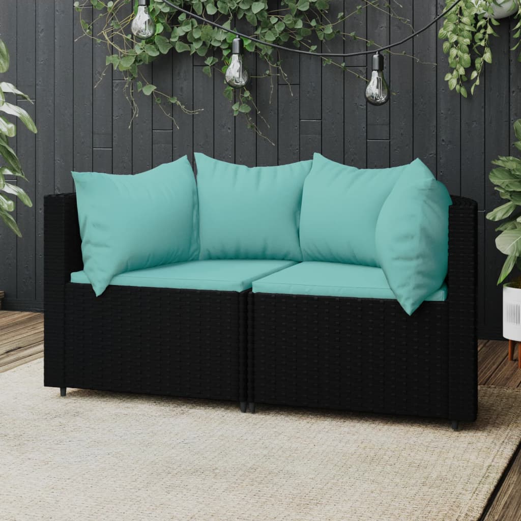 Garten Lounge Set mit Kissen Gartensofa Ecksofa Gartenmöbel Poly Rattan - Bild 60 von 106