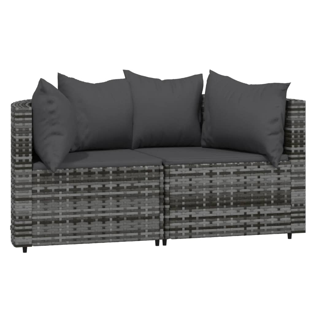 Garten Lounge Set mit Kissen Gartensofa Ecksofa Gartenmöbel Poly Rattan - Bild 76 von 106