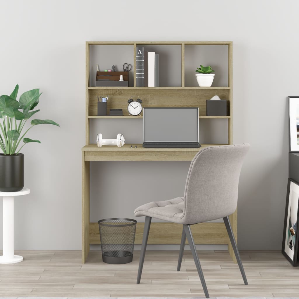 Schreibtisch mit Regal Computertisch Arbeitstisch Bürotisch PC Tisch Laptoptisch - Bild 28 von 60