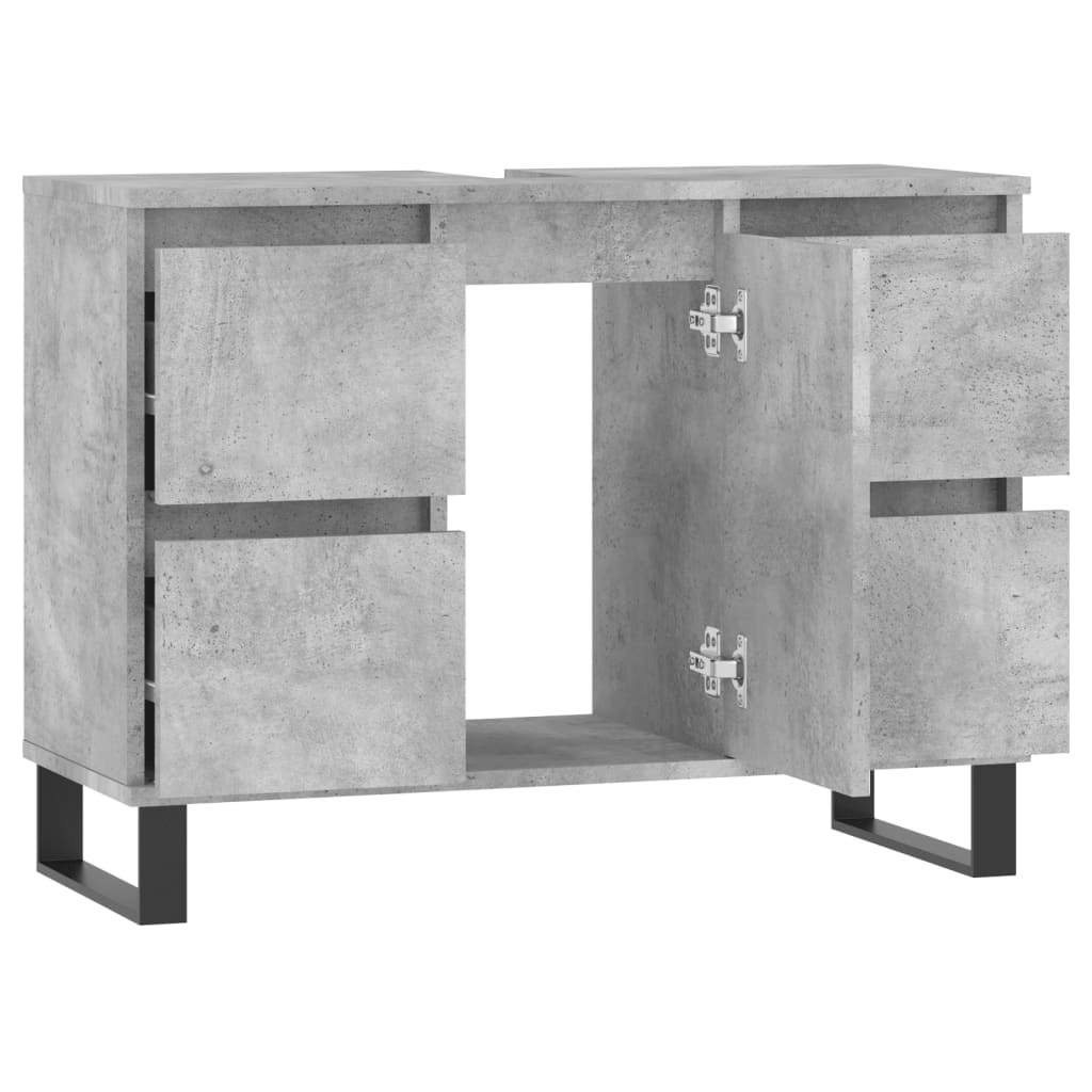 Badezimmerschrank Waschbeckenunterschrank Badschrank mehrere Auswahl 80x33x60 cm - Bild 33 von 66