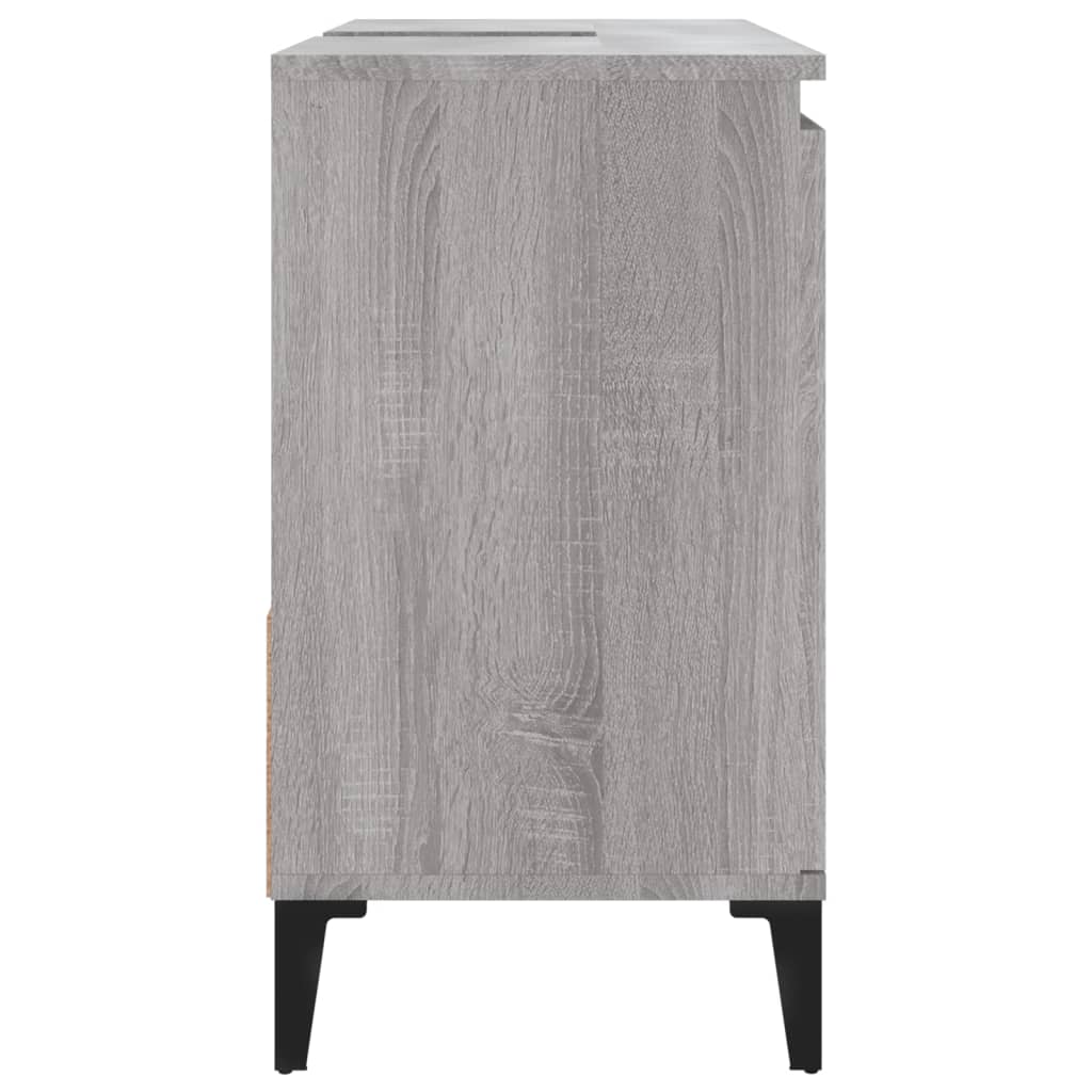 Waschbeckenunterschrank Waschtisch Unterschrank Badschrank mit 2 Schubladen - Bild 65 von 86