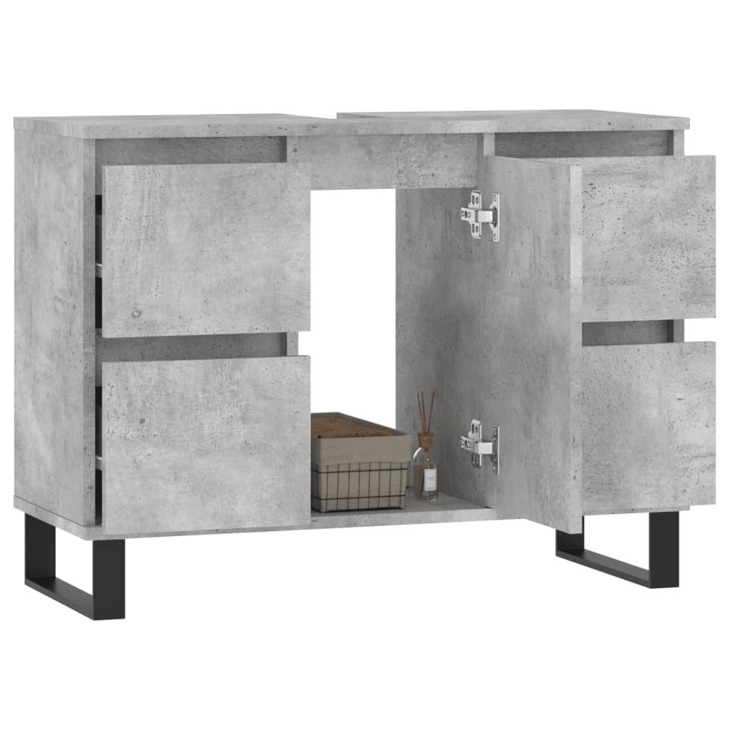 Badezimmerschrank Waschbeckenunterschrank Badschrank mehrere Auswahl 80x33x60 cm - Bild 32 von 66
