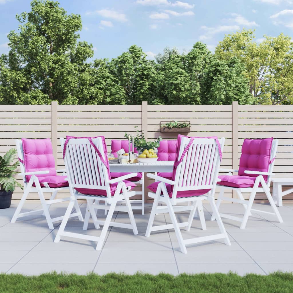 2/4/6er Set Auflagen Niedriglehner Sitzauflagen Gartenstuhl Sitzkissen Kissen - Bild 24 von 34