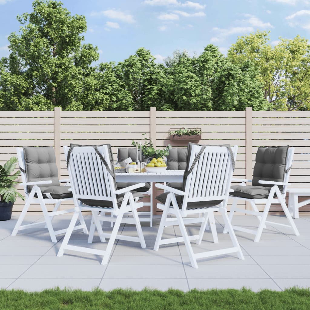 2/4/6er Set Auflagen Niedriglehner Sitzauflagen Gartenstuhl Sitzkissen Kissen - Bild 33 von 34