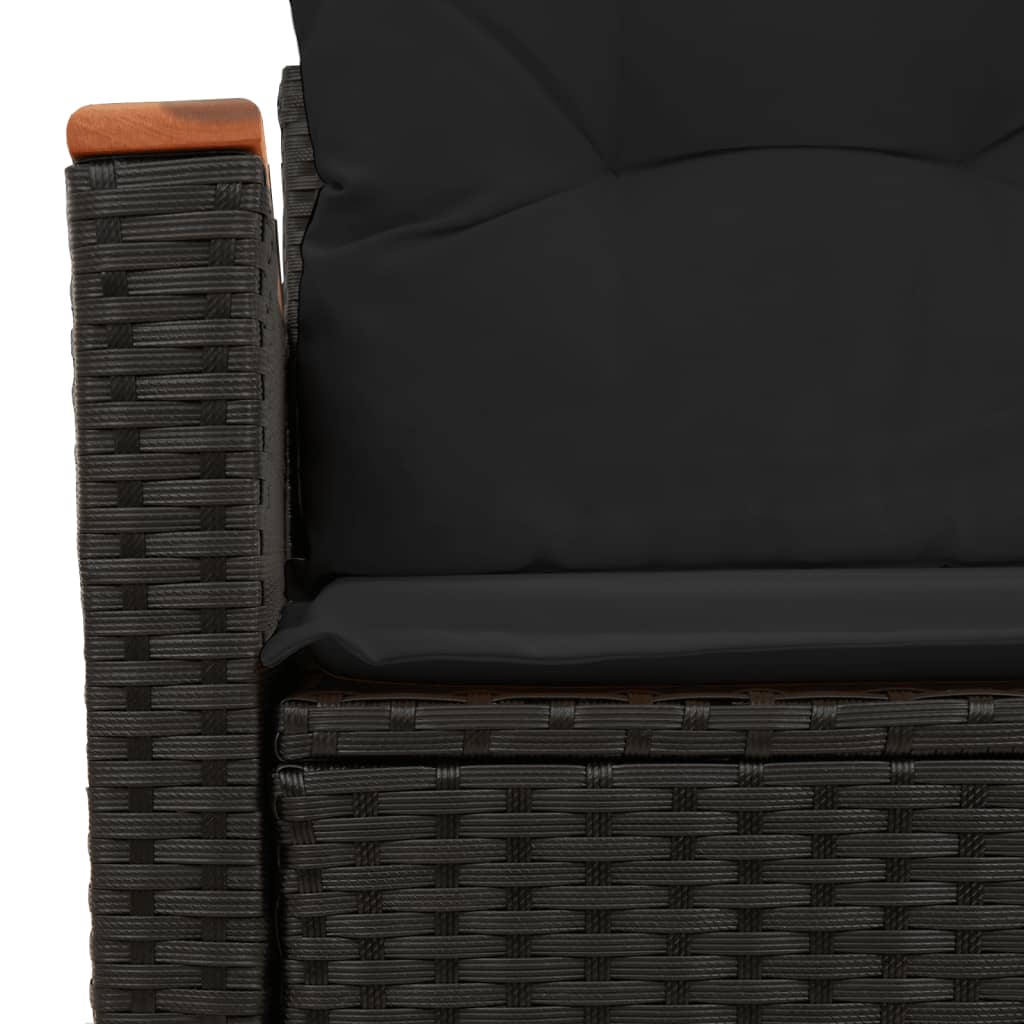 Gartensofa mit Kissen 2-Sitzer Sofa Poly Rattan Gartenmöbel Lounge Sitzgruppe - Bild 19 von 65