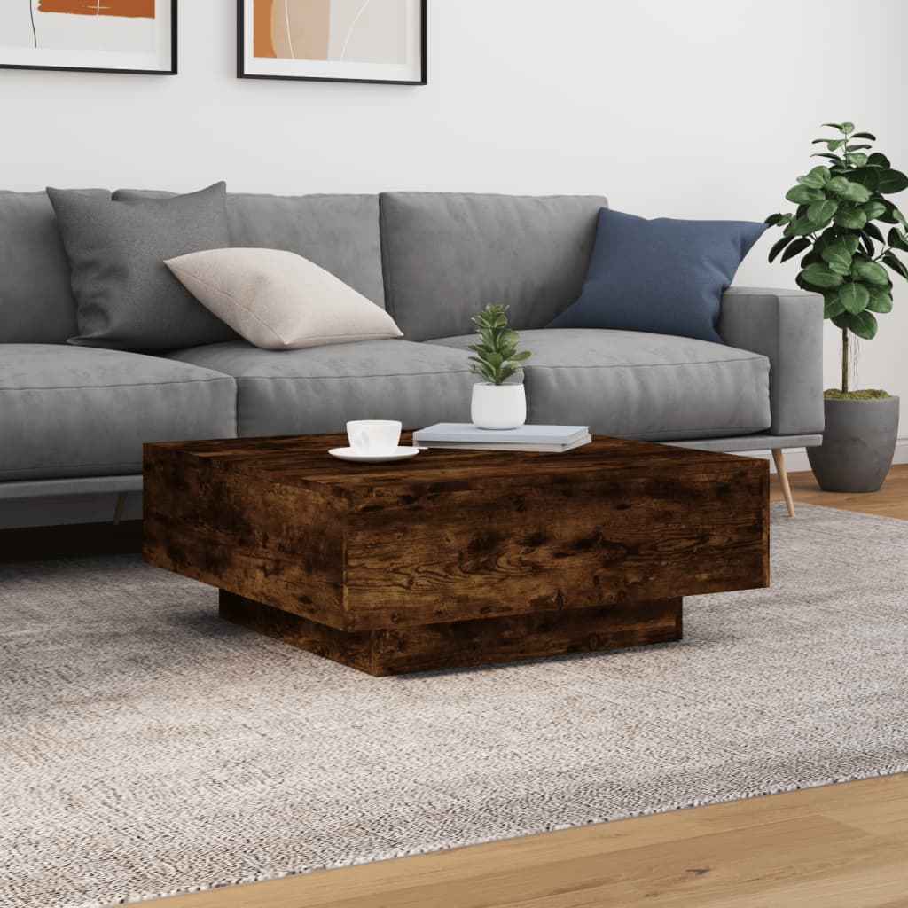 Couchtisch Wohnzimmertisch mit LED Beleuchtung Beistelltisch Stehtische - Bild 61 von 89