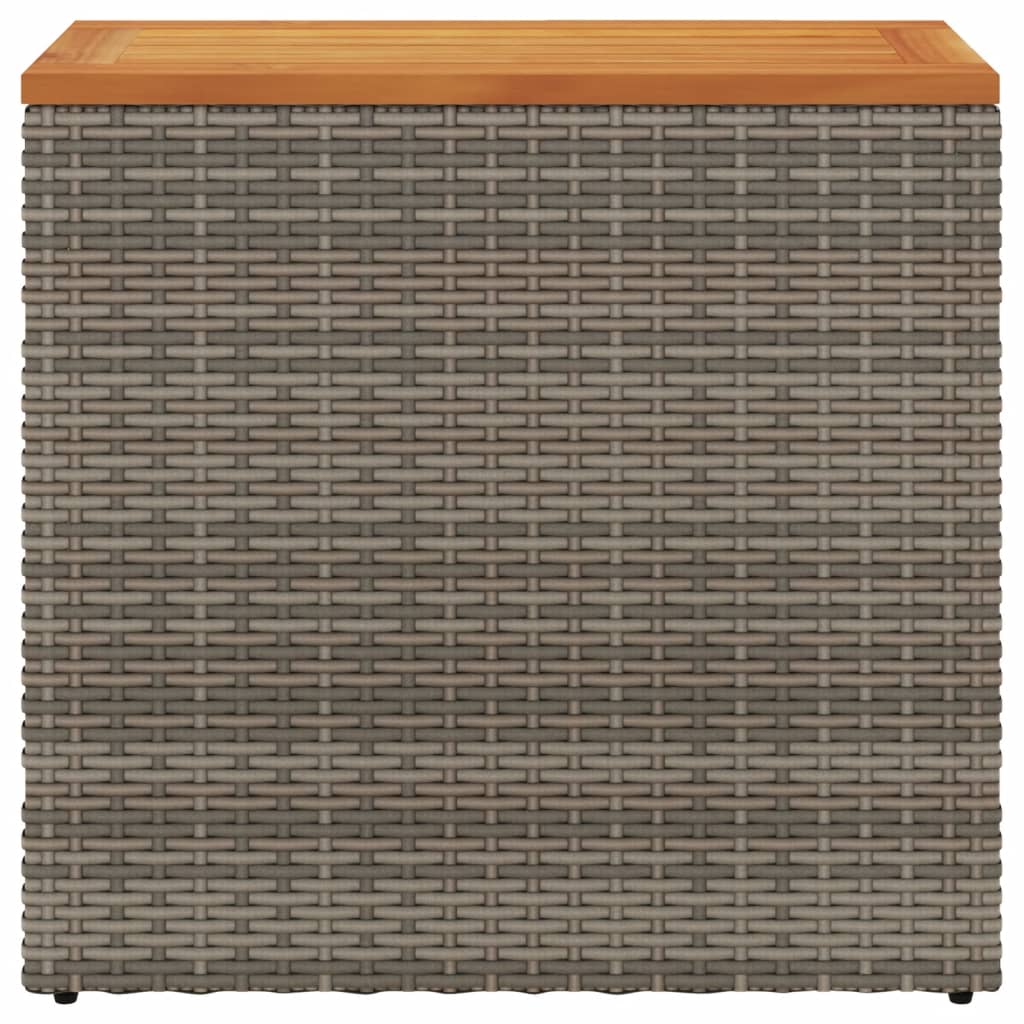 Gartentisch Beistelltisch Couchtisch Couchtisch mit Holz/Glasplatte Poly Rattan - Bild 41 von 65