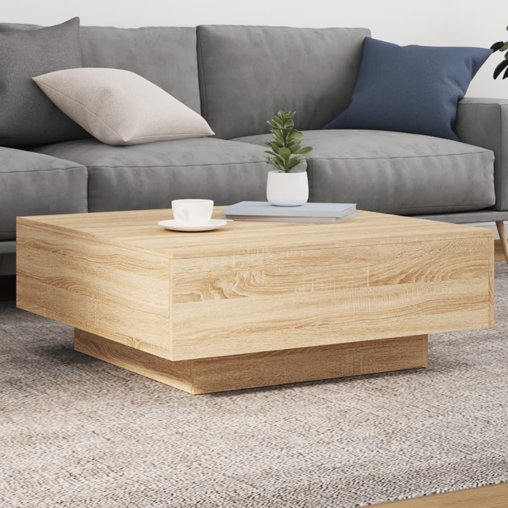 Couchtisch Wohnzimmertisch mit LED Beleuchtung Beistelltisch Stehtische - Bild 35 von 89